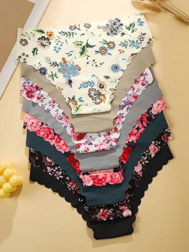 Seamless panties/printed
